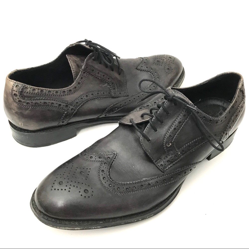Johnston & Murphy 12 M Wingtip Brogue Shoes